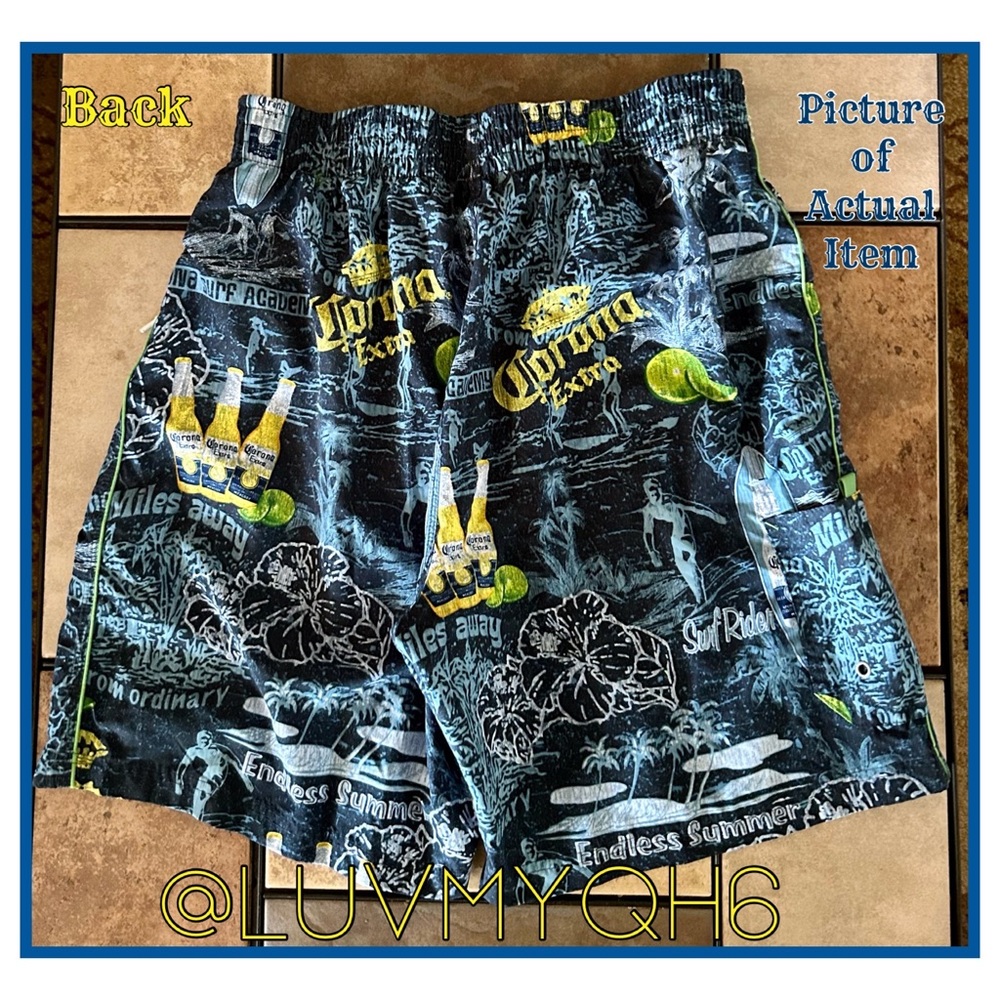 Men's Board Shorts “Corona Extra”🎉HP🎉 - Picture 3 of 5